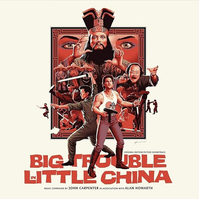 Image showing vinyl cover art for the Big Trouble in Little China Soundtrack