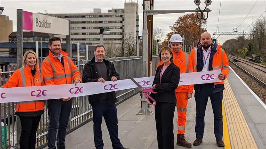 c2c restores 12-car services at Basildon after two-year engineering project