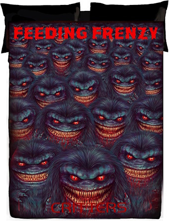 Critters Feeding Frenzy Fleece Blanket 61 x 110 inches