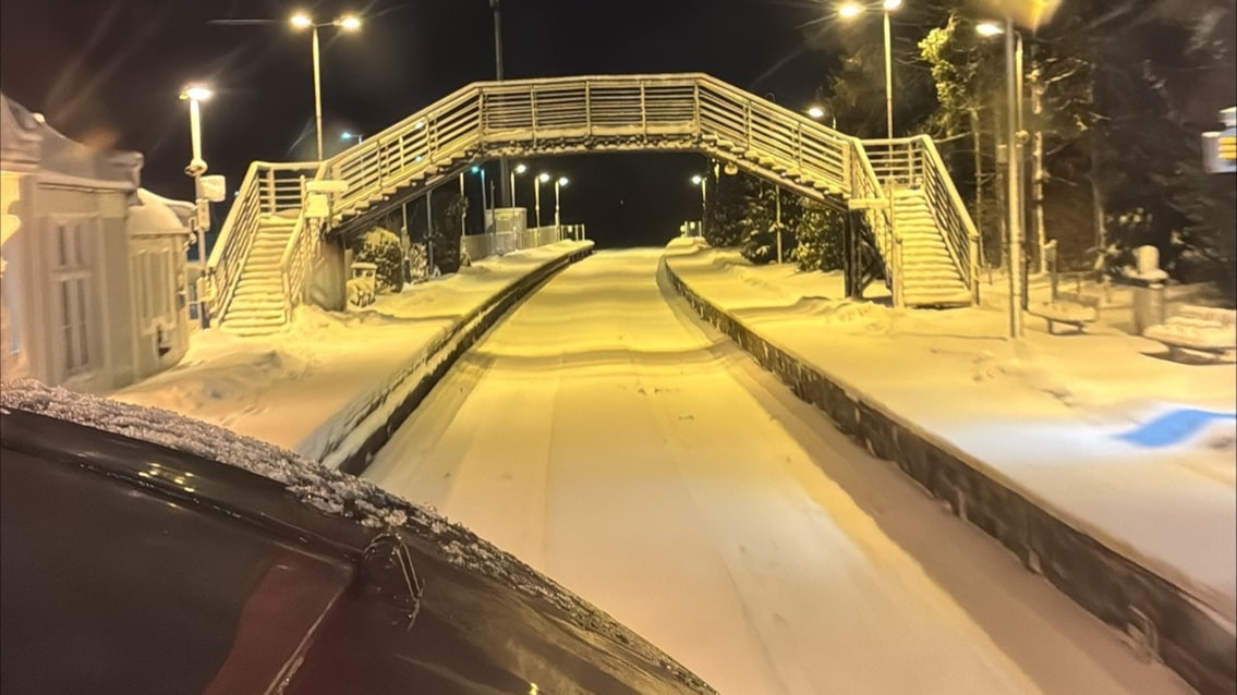 Rail lines across north Scotland to remain closed into Monday amid heavy snow