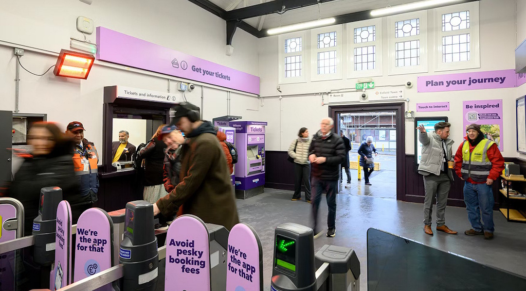 Customer satisfaction jumps to 93% after Enfield Chase station overhaul