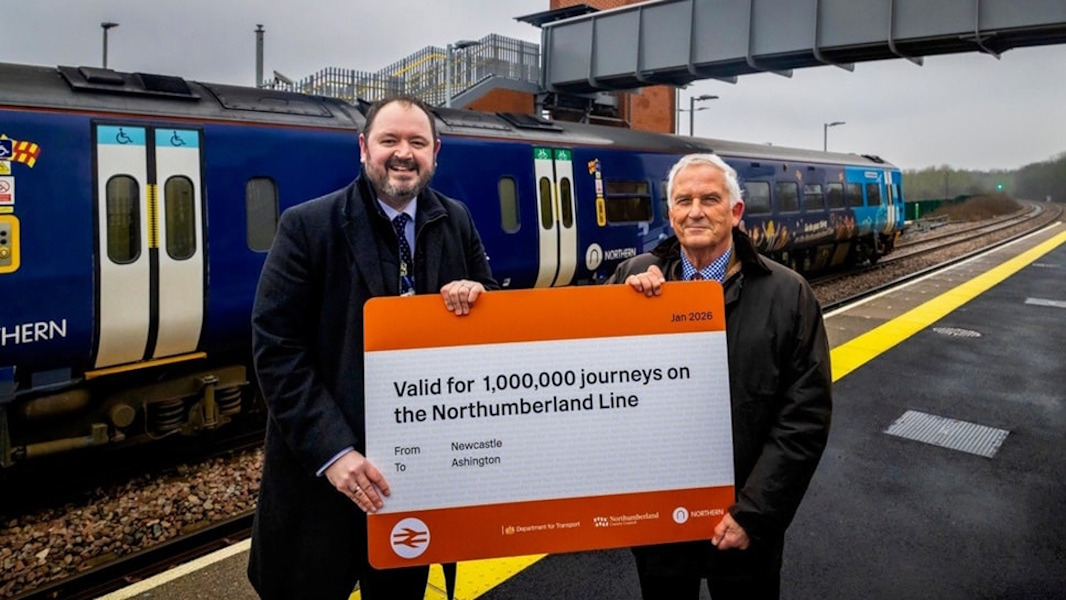 Northumberland Line Surpasses One Million Journeys in Just Over a Year