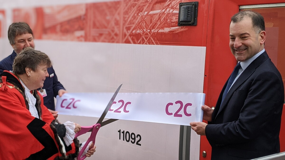 Inspiration Exhibition Train Opens to Visitors at Upminster