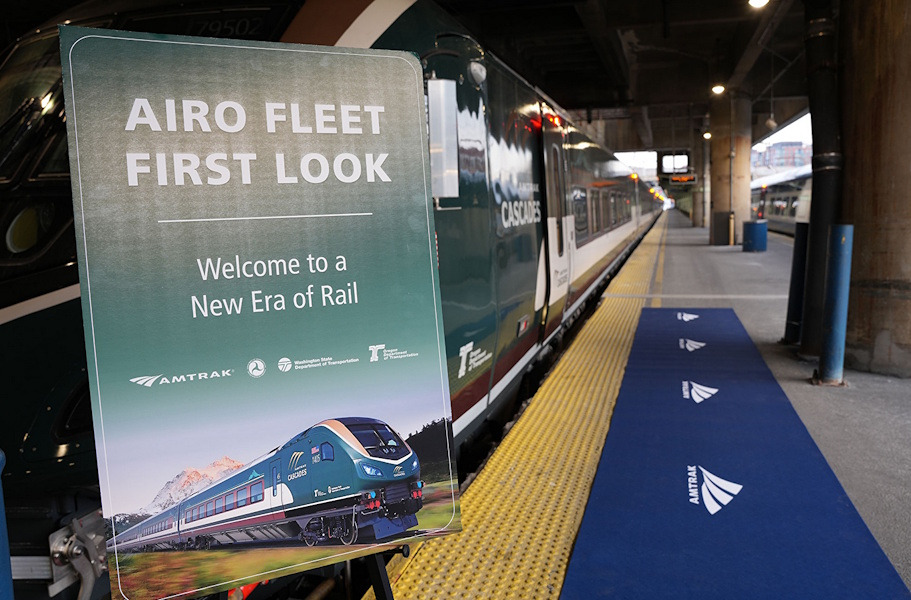 Amtrak unveils first Airo train in sweeping fleet overhaul