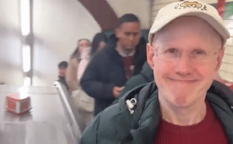 Matt Lucas Confronted by Activist on London Tube