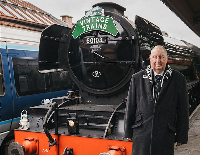 Back on the Footplate: Rail Legend Returns to Flying Scotsman at 79