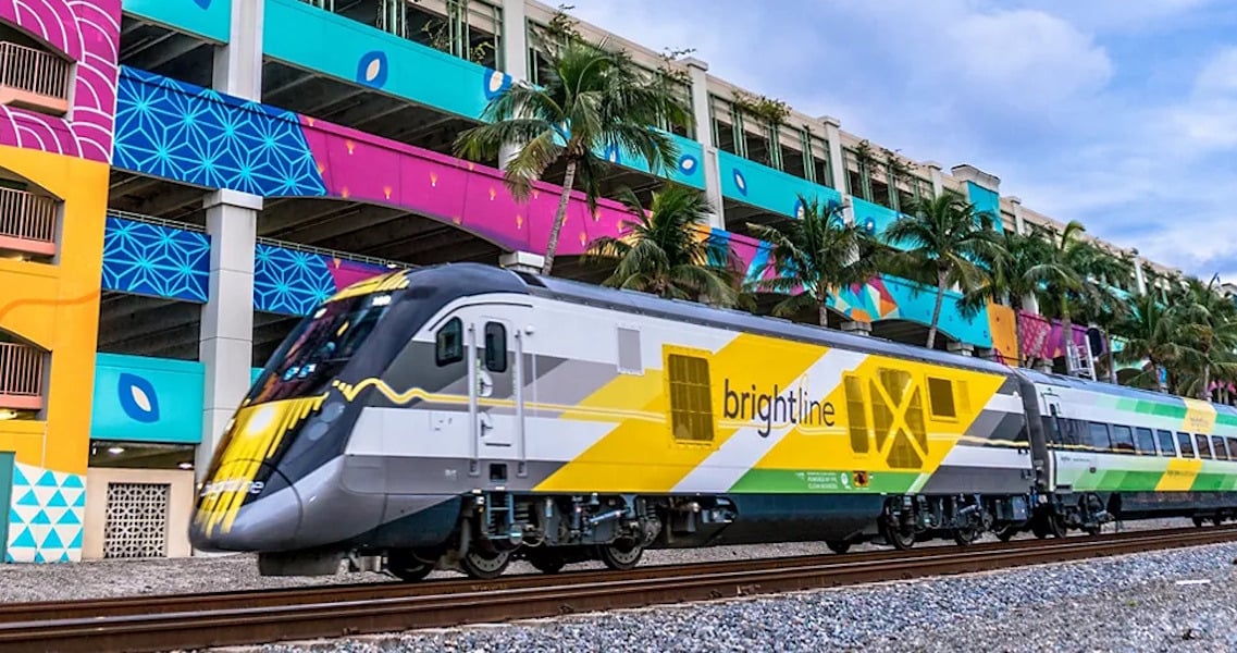 Brightline Turns Train Into Moving Dancefloor for Ultra Festival Weekend