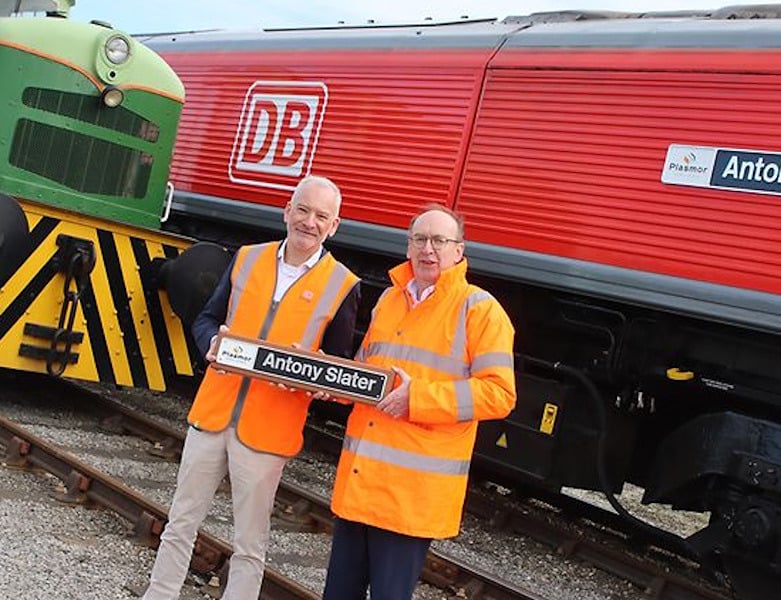 DB Cargo Names 66186 After Plasmor Founder Antony Slater