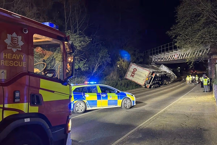 Essex Rail Bridge Struck by HGV Once More Despite Height Warnings