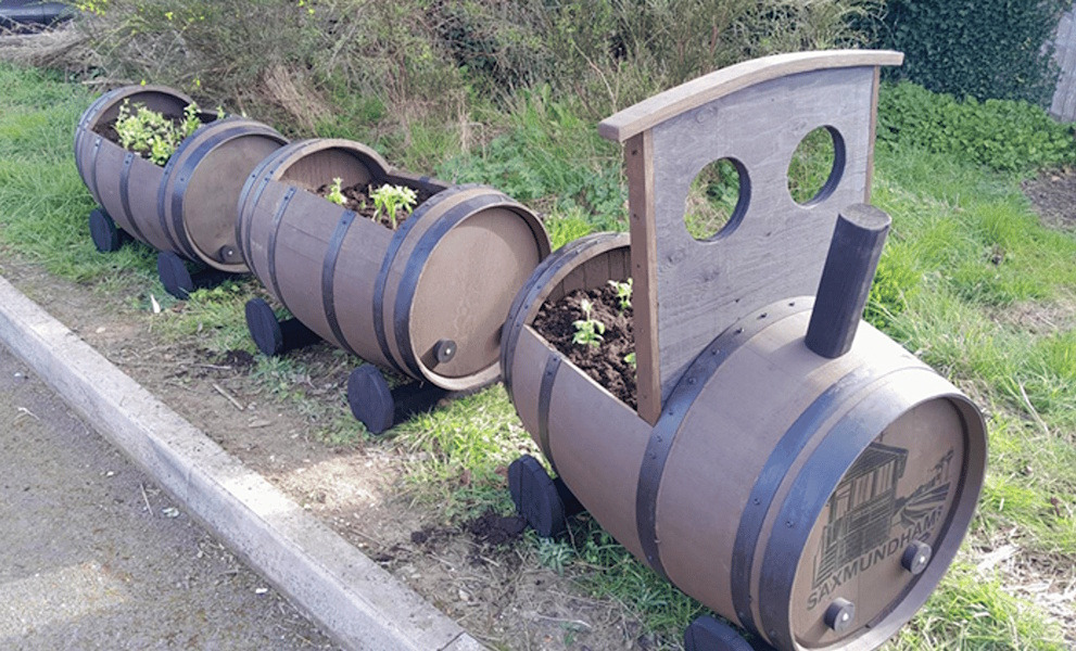 Saxmundham station upgrade improves access with new signage and facilities