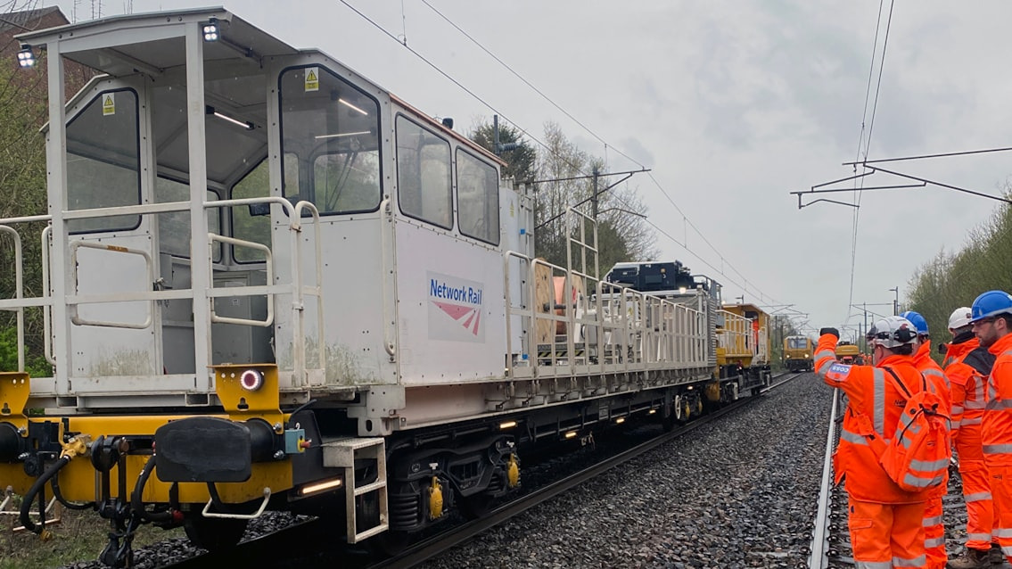 West Coast Main Line upgrade sees 50km of overhead lines replaced in major works