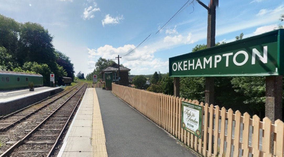 Rail services suspended as train hits deer near Okehampton