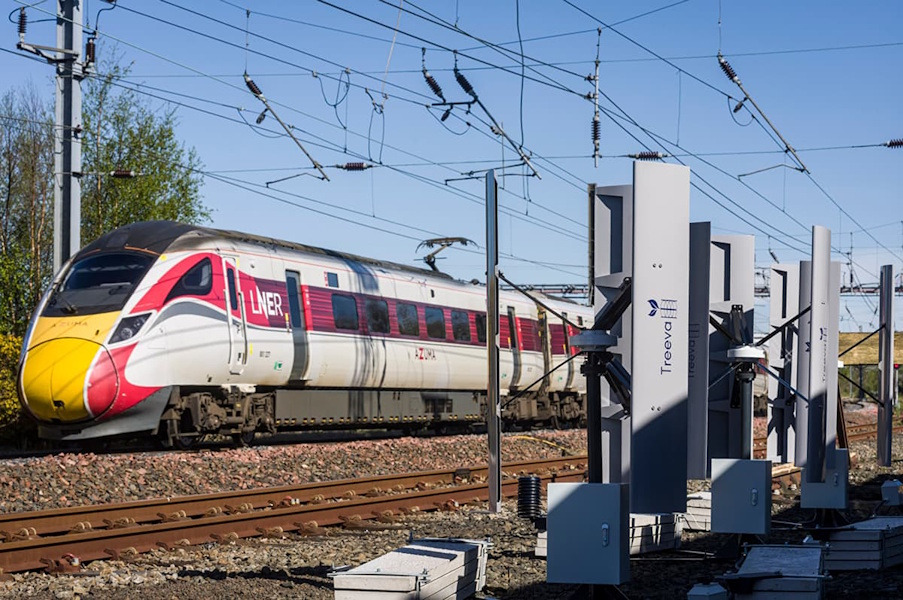 UK Rail First: Turbines Capture Energy from Passing Trains on East Coast Main Line