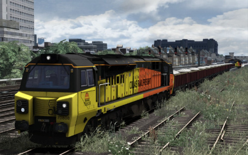 Image showing screenshot of the free Colas Rail repaint of the Class 70 locomotive.