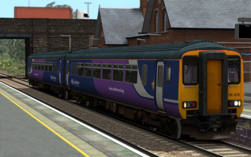 Image showing screenshot of the free Northern Rail repaint of the Class 156
