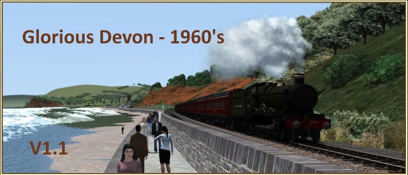 glorious devon - 1960s poster v1.1 glorious devon - 1960s poster v1.1