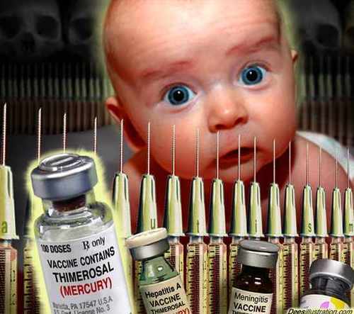 Mercury, another ingredient in many vaccines given to small babies, immedia