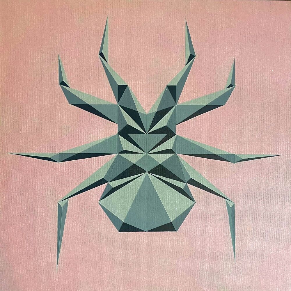 The Female of the Species – Original Acrylic Painting on Canvas – 60 x 60 cm