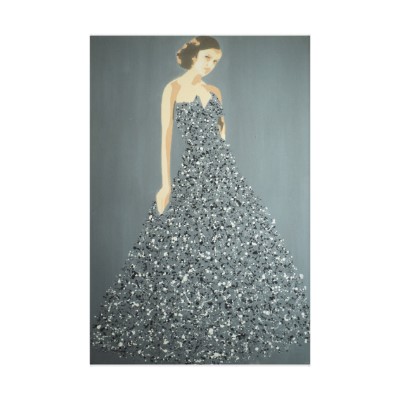 Title: Ball Gown Splash Model #2 by Dominic Joyce