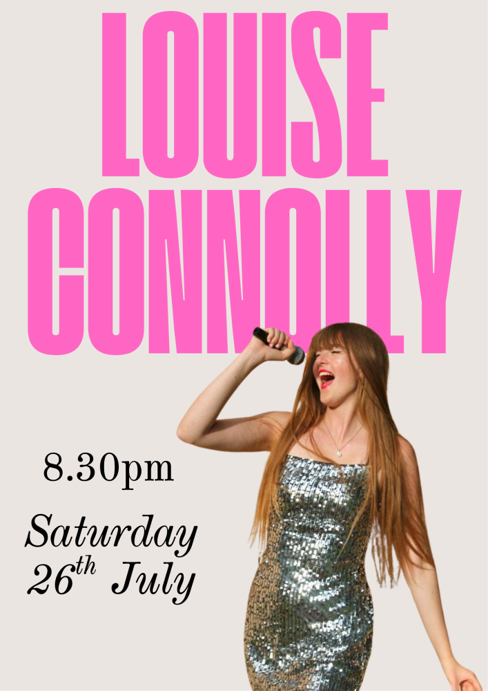 Red and Beige Bold Simple Music Concert Poster