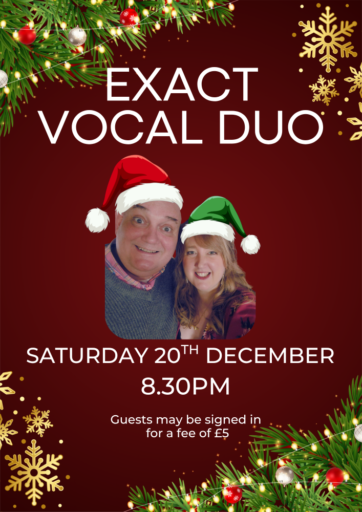 Red Modern Christmas Party Flyer