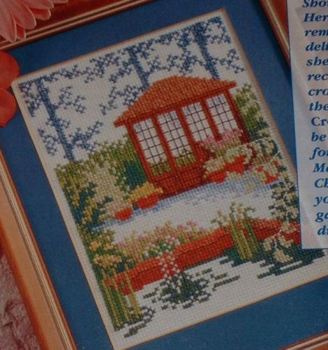 Summer House in a Water Garden - Cross Stitch Chart