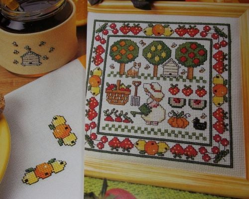 Fruits Sampler, Cards, Coasters ~ Cross Stitch Charts