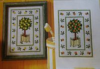 Oranges & Lemons: Two Topiary Trees ~ Cross Stitch Charts