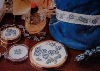 Forget Me Not Flowers ~ Four Cross Stitch Charts