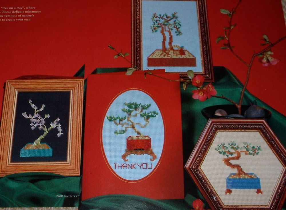 Bonsai Miniatures ~ Five Cross Stitch Charts