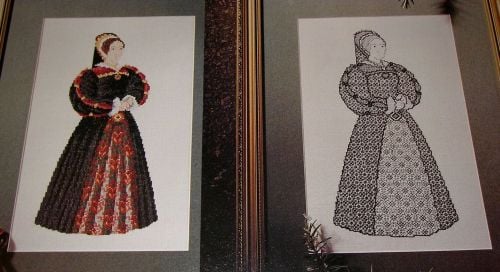 Henry VIII's Wife: Katherine Howard ~ Cross Stitch & Blackwork Charts