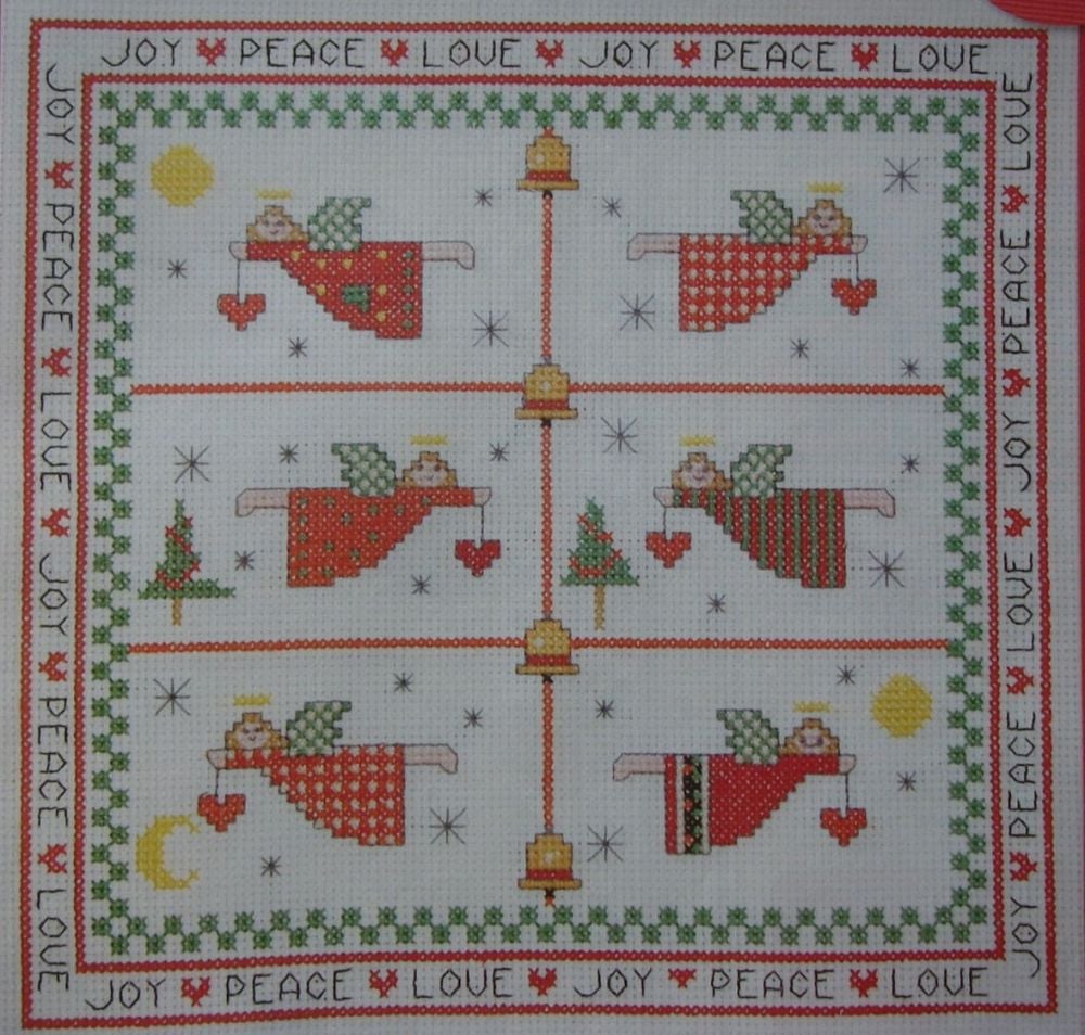 Christmas Angel Sampler/Cards ~ Cross Stitch Charts