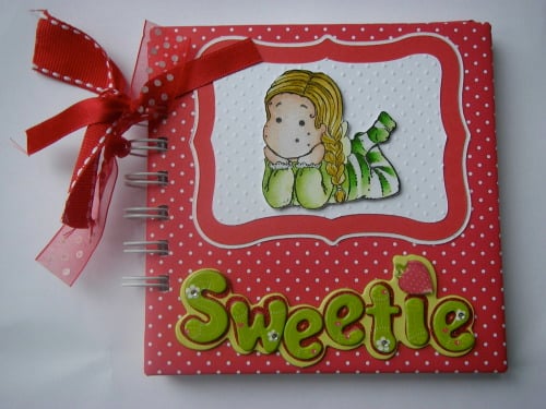 *sweetie* baby girl scrapbook photo album