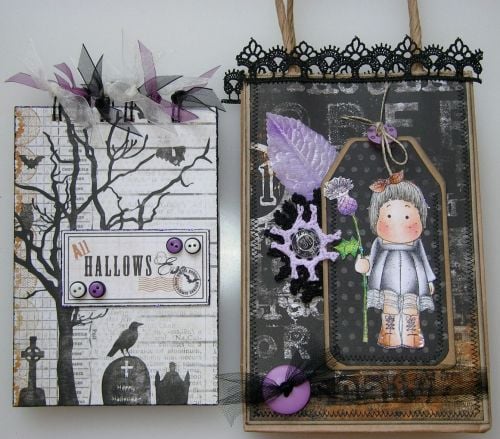 *31st October* OOAK Handmade Halloween Scrapbook Book in a Bag