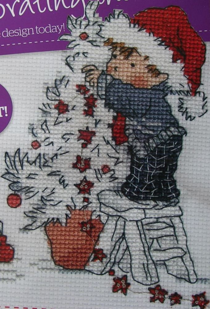Decorating The Tree ~ Cross Stitch Chart