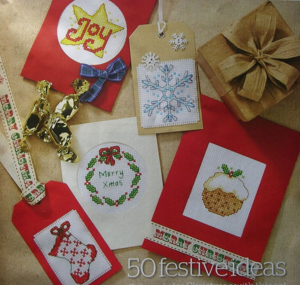50 Quick Stitch Christmas Cards ~ Cross Stitch Charts