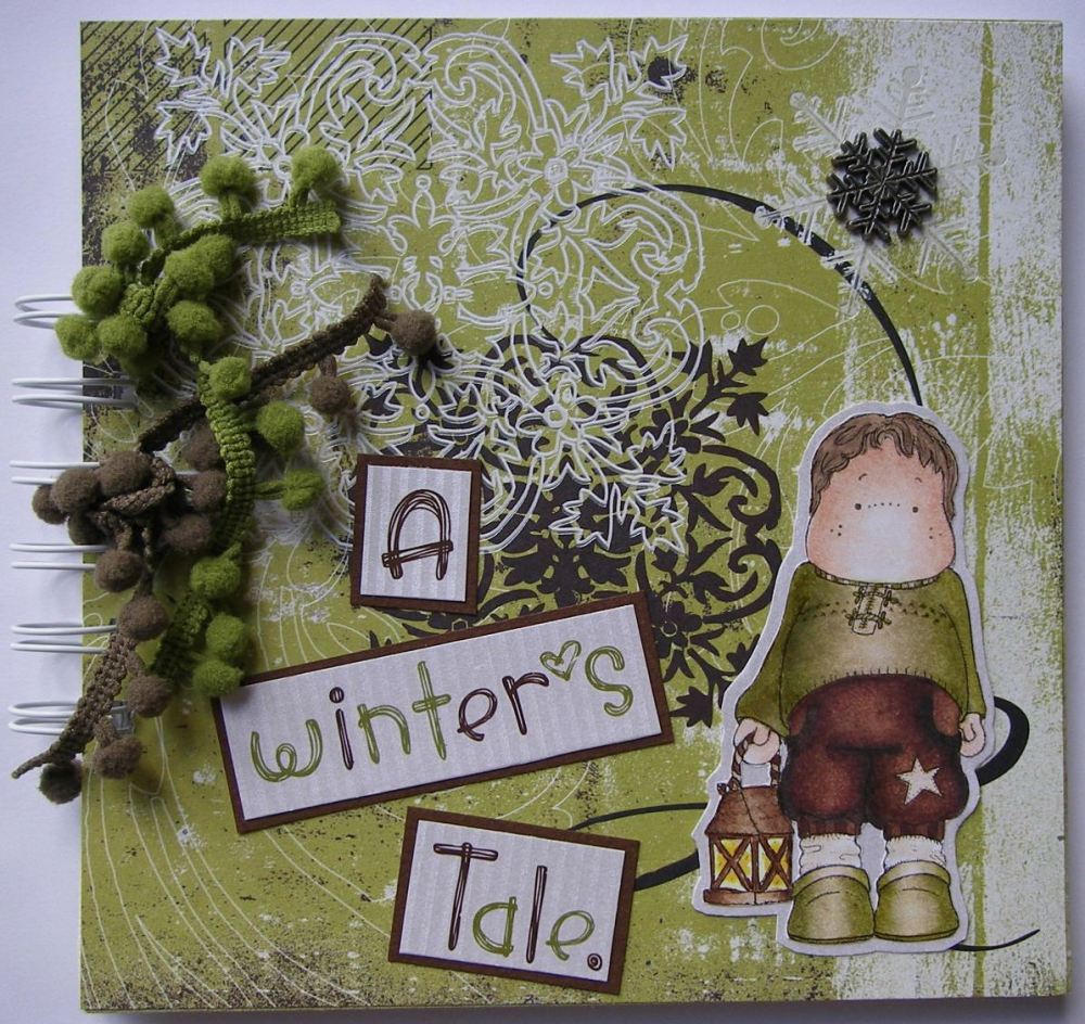 *a winter's tale* Handmade Scrapbook Photo Album