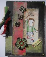 *chasing butterflies* Boys Handmade Scrapbook