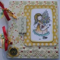 *wonderful* OOAK Handmade Floral Scrapbook Photo Album