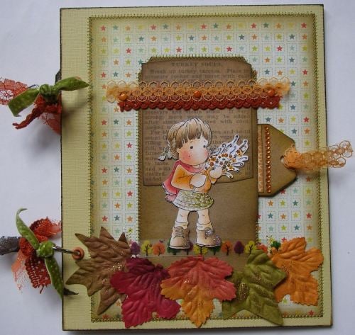*fireworks* OOAK Handmade Autumn Bonfire Night Scrapbook Memory Album