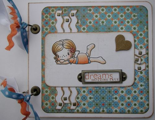 *dreams do come true* OOAK Handmade Scrapbook Photo Album