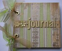 *golden journal* OOAK Handmade Journal Notebook