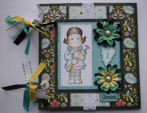 *key to my heart forever* OOAK Handmade Valentine/Anniversary Album