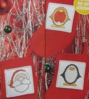 Penguin & Santa Christmas Cards ~ Cross Stitch Charts