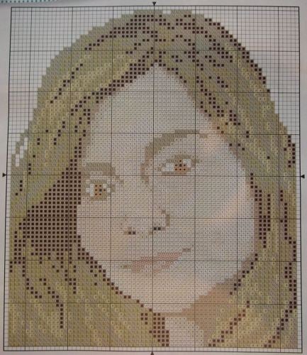 Jenna-Louise Coleman: Doctor Who Clara Oswald ~ Cross Stitch Chart