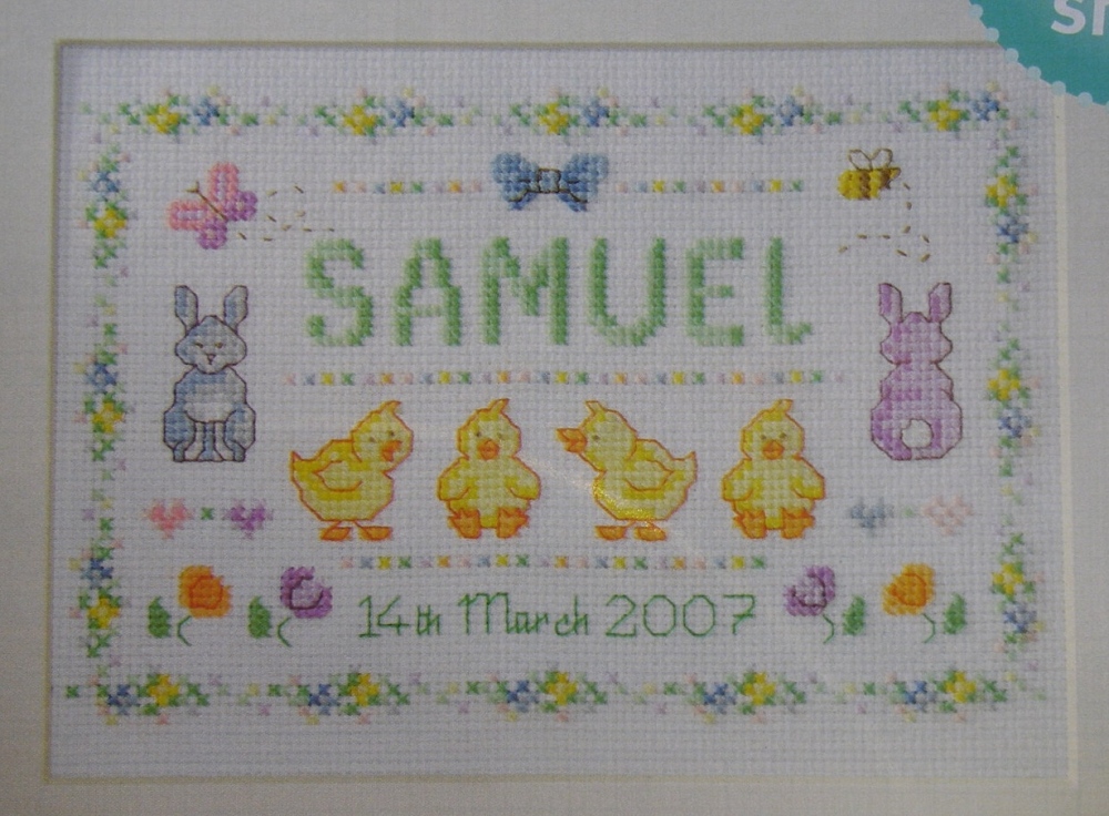 Newborn Baby Sampler ~ Cross Stitch Chart