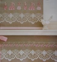 Mannequin border and Floral Border ~ Cross Stitch Charts