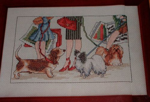 Walking the Dogs ~ Cross Stitch Chart