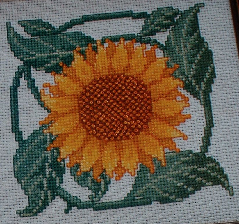 Sunflower Picture ~ Cross Stitch Chart