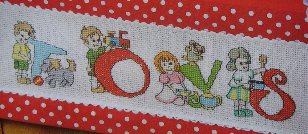 Boys & Girls Toys ABC Alphabet ~ 26 Cross Stitch Charts